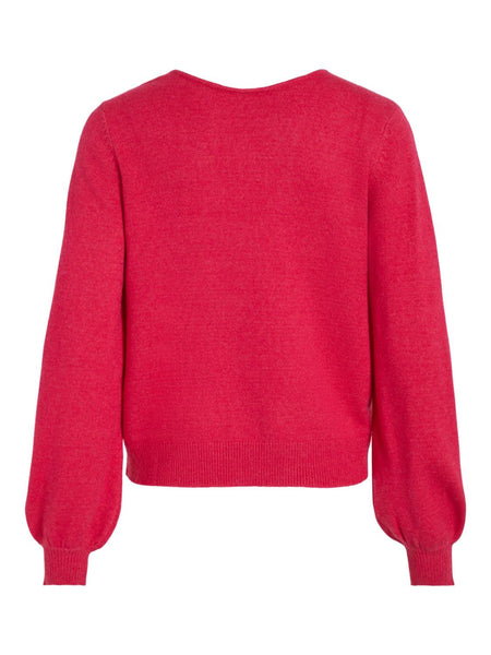 VIRIL REV V-NECK L/S KNIT TOP