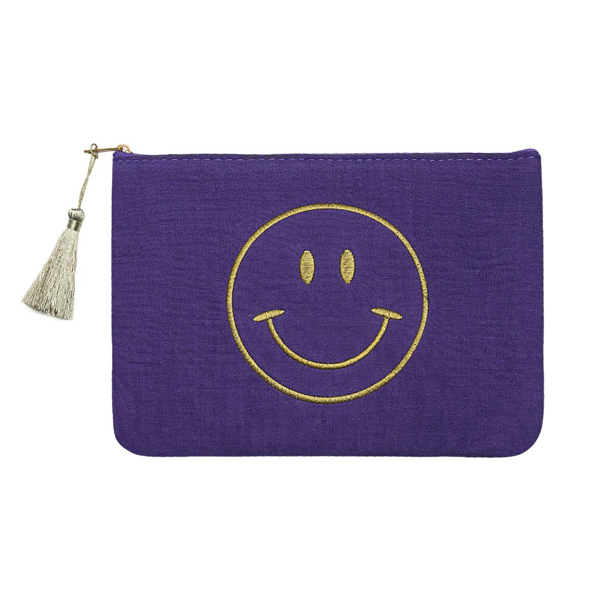 Make-up bag smiley