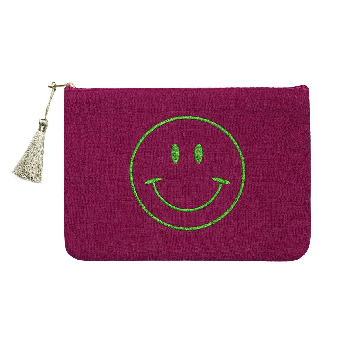 Make-up bag smiley