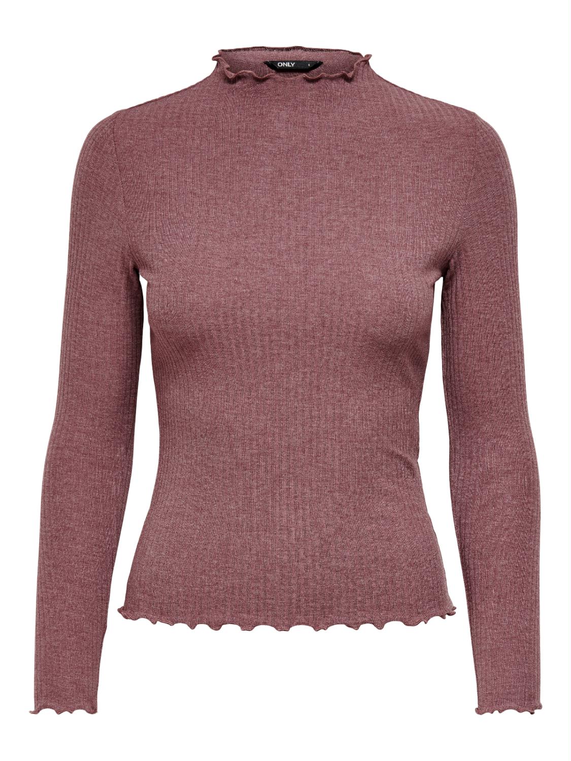 ONLEMMA L/S HIGH NECK TOP NOO