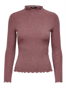 ONLEMMA L/S HIGH NECK TOP NOO