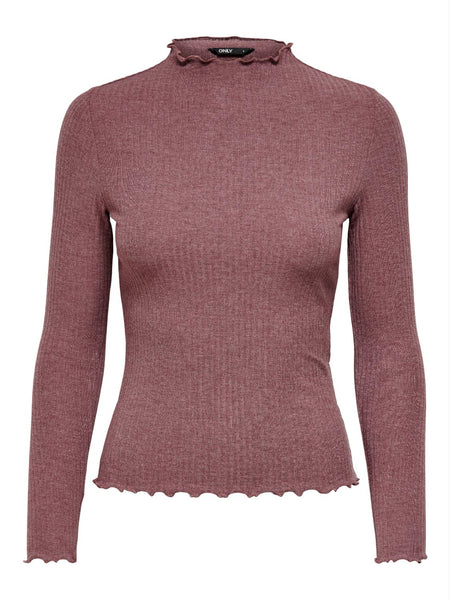 ONLEMMA L/S HIGH NECK TOP NOO