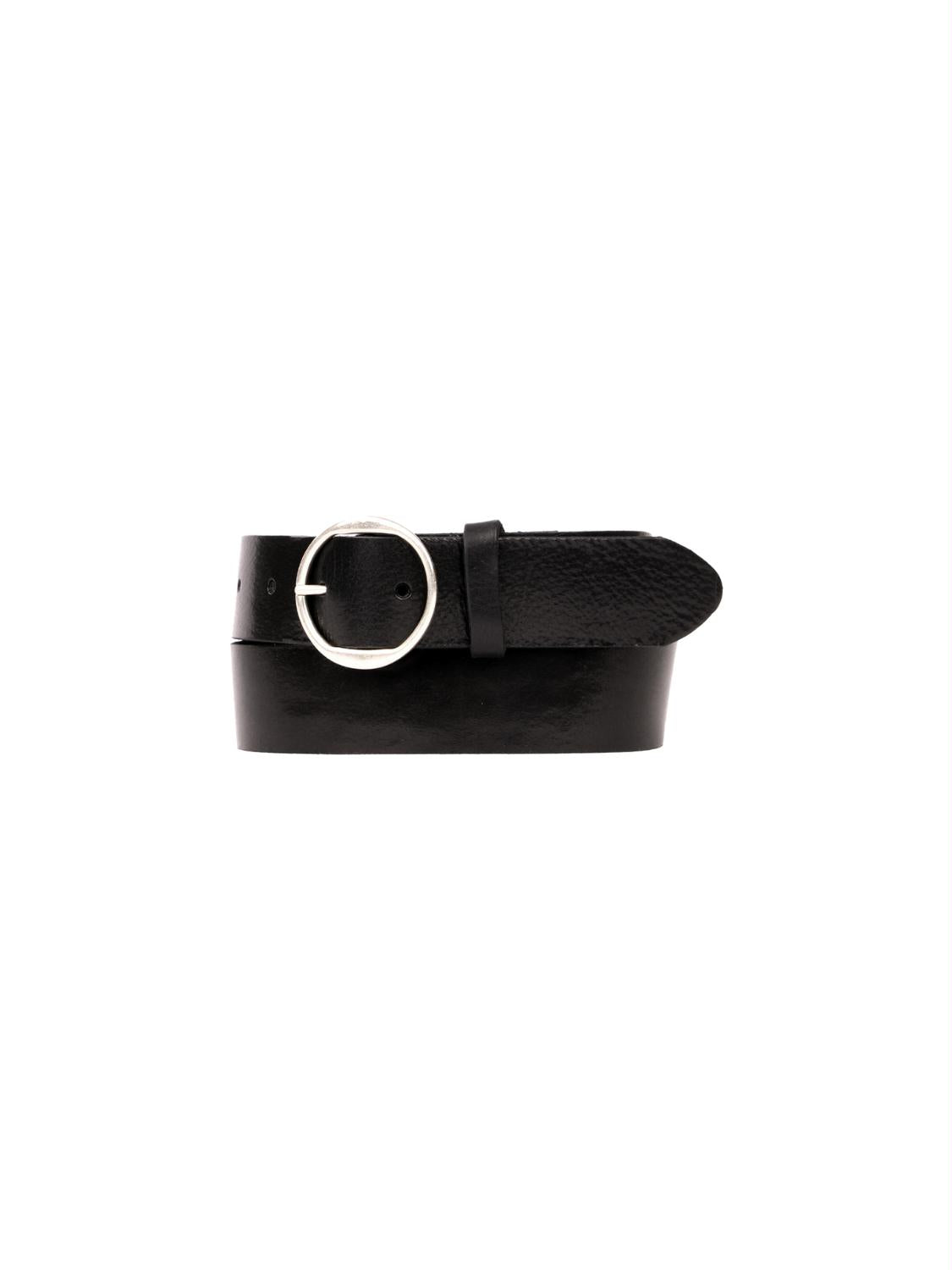 Brede zwarte riem 40781
