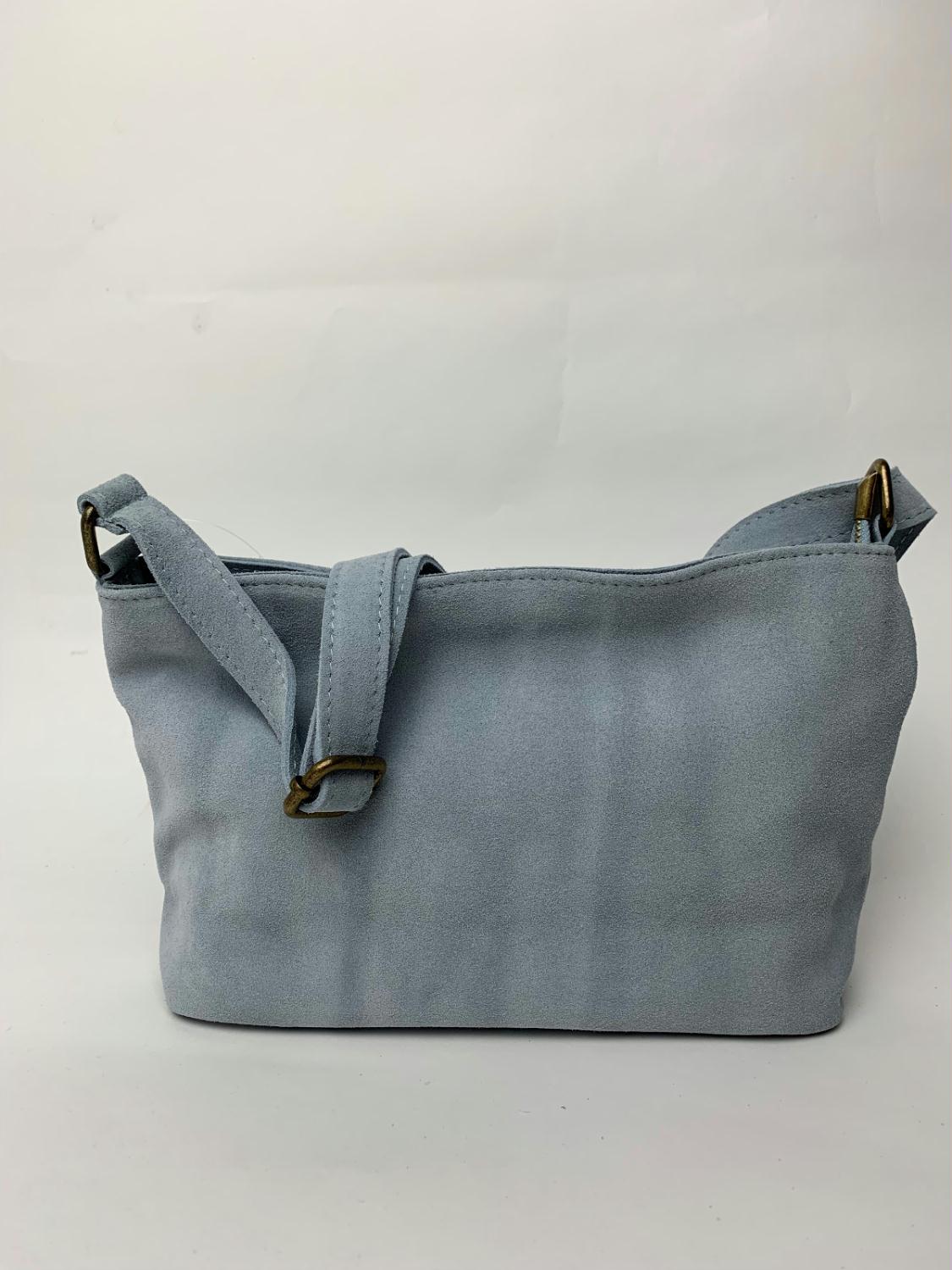 Karins suede blauw crossbody