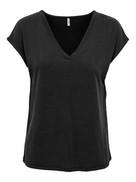 ONLFREE LIFE S/S MOD.V-NECK T