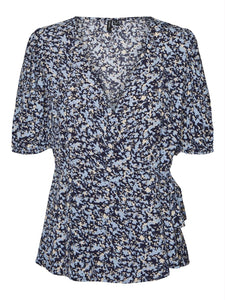 VMHENNA VIC S/S WRAP TOP SB5