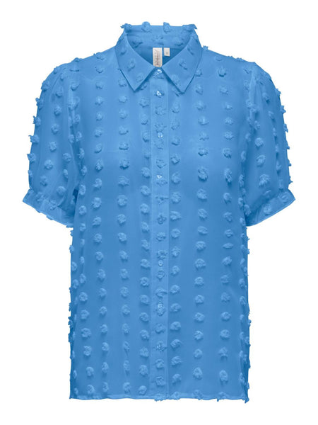 ONLPIXI SS FRILL SHIRT WVN