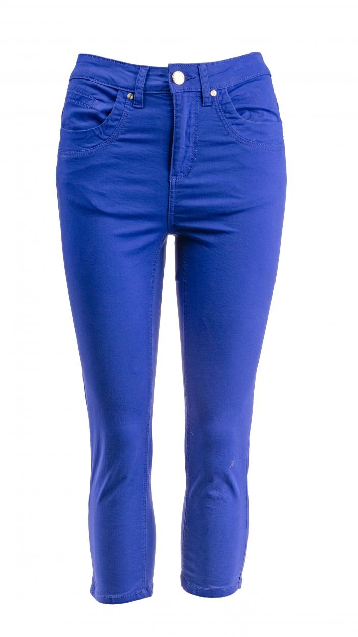 Louka capri woven stretch
