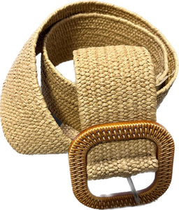 Linnen riem met gesp