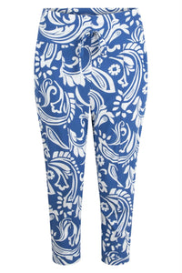Printed travel capri 233Luna