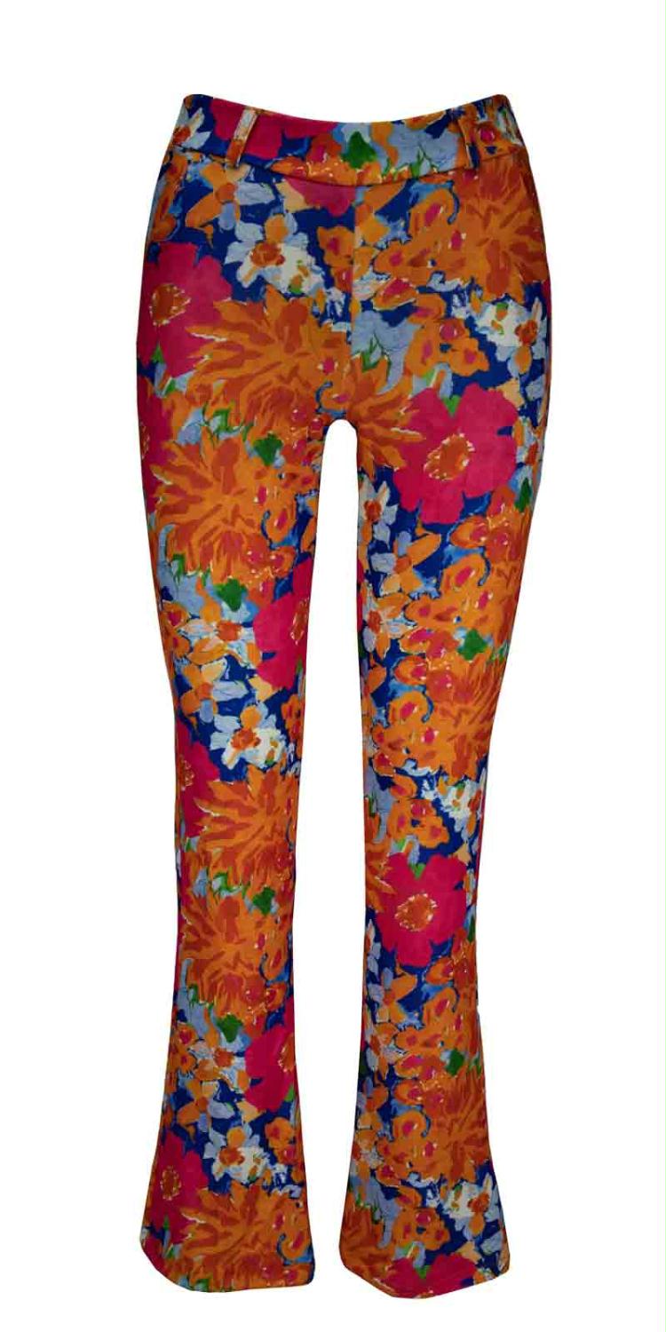 Pants flair flower