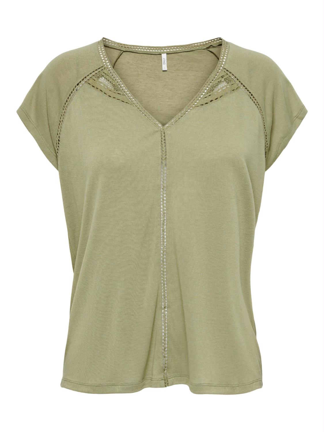 ONLNINA S/S MIX TOP JRS