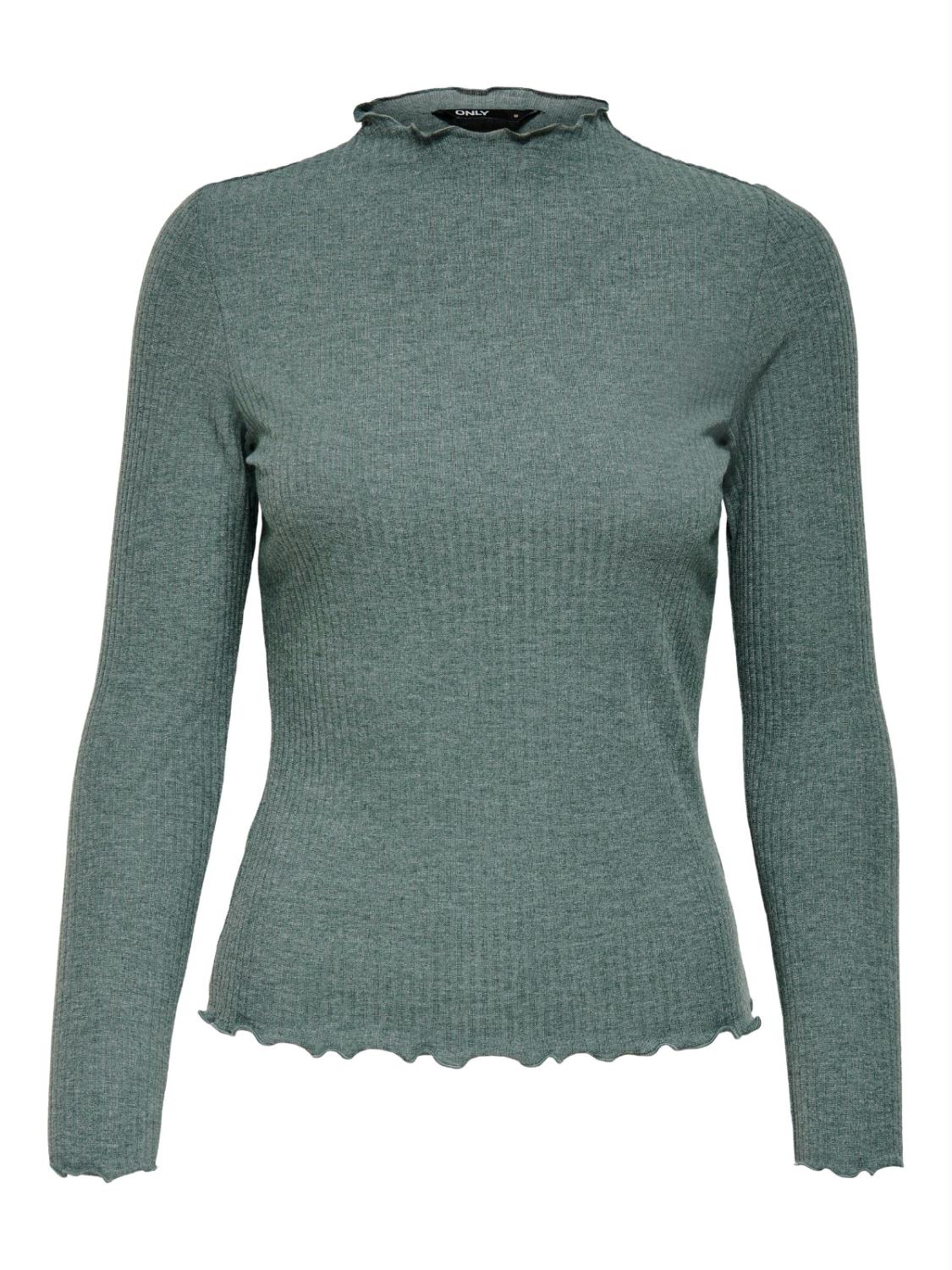 ONLEMMA L/S HIGH NECK TOP NOO