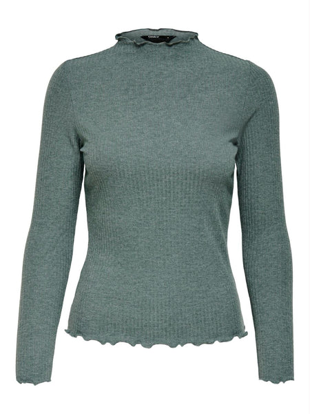 ONLEMMA L/S HIGH NECK TOP NOO