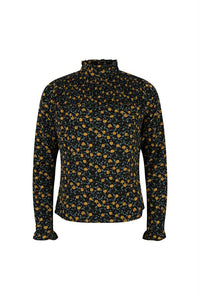 Blouse turtle flower
