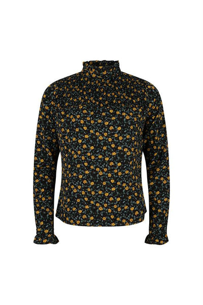Blouse turtle flower