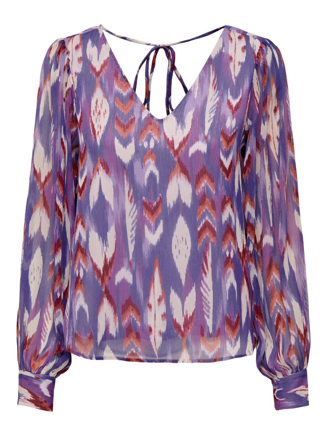 ONLPAM LIFE L/S V-NECK TOP PT