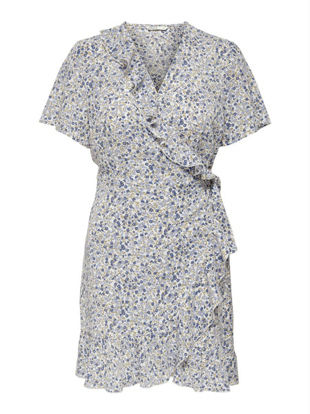 ONLCARLY S/S WRAP SHORT DRESS
