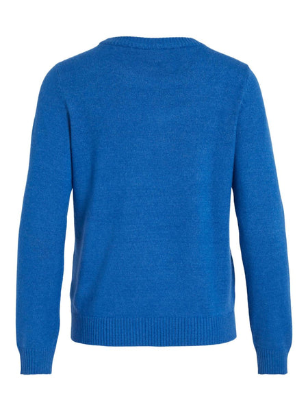 VIRIL O-NECK L/S  KNIT TOP -