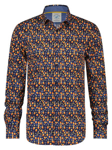 Shirt aperol navy