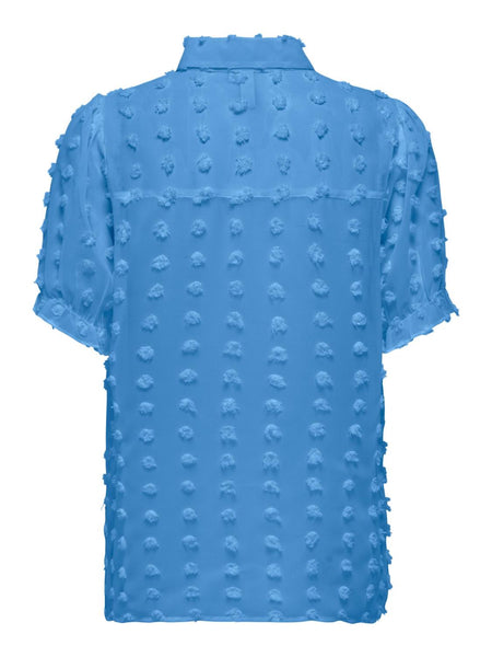 ONLPIXI SS FRILL SHIRT WVN