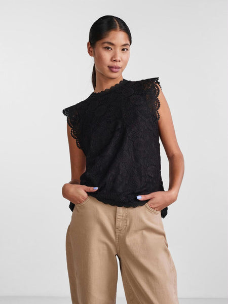 PCOLLINE SL LACE TOP NOOS BC